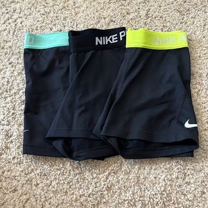 Small Nike pro shorts bundle